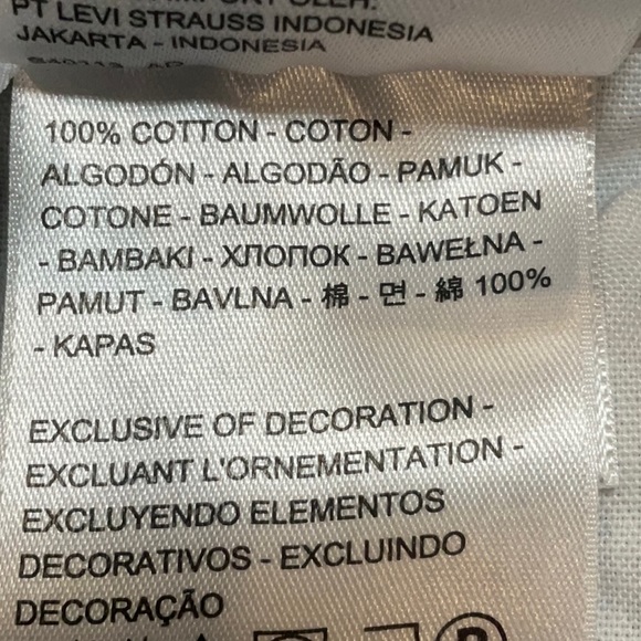 Levi’s 501 Light Stone Wash High Rise Distressed Denim Shorts Size 28 - Picture 4 of 5